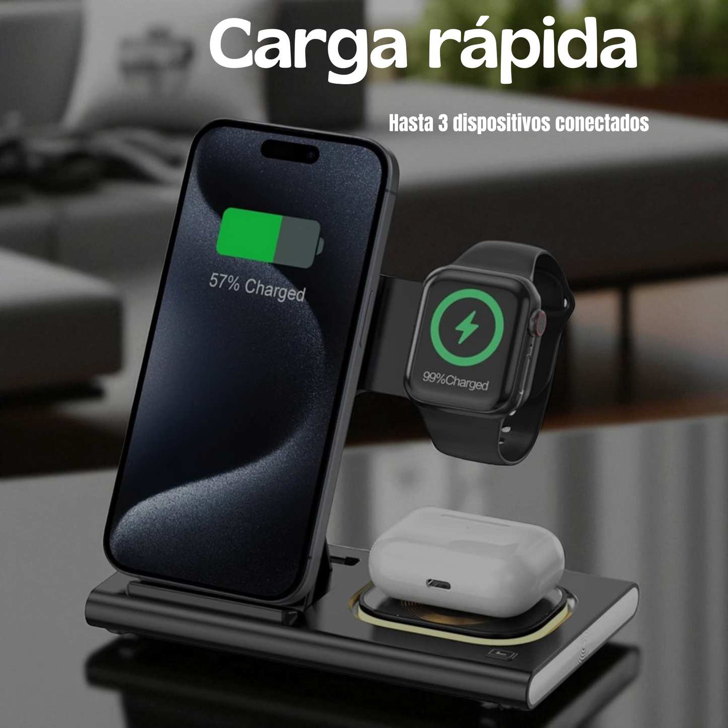 Cargador Apple 3 en 1
